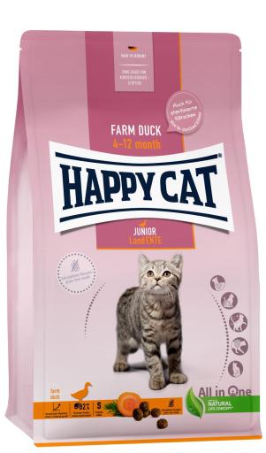 Happy Cat Junior CANARD Fermier Sans Céréale 4 Kg