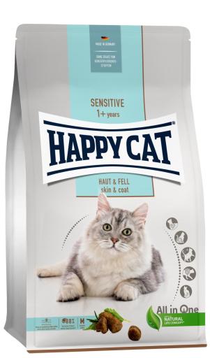 Happy Cat Sensitive PEAU & PELAGE (Volaille & Saumon) 4 Kg