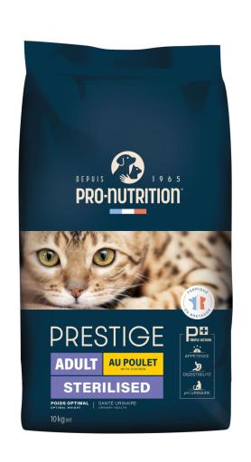 Prestige Adult Sterilized Poulet 10 Kg